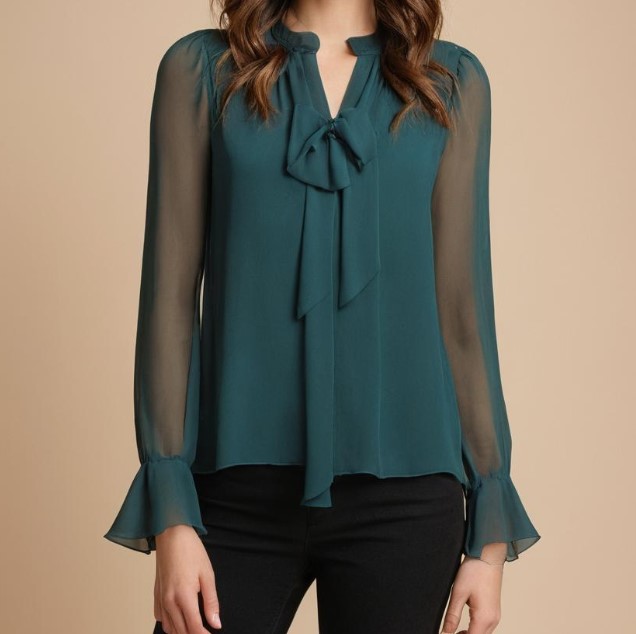 Everly Chiffon Blouse